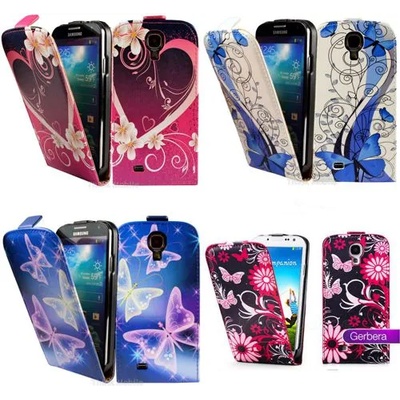 Samsung I9500/i9505 Galaxy S4 Printed Leather Flip Калъф + Проте