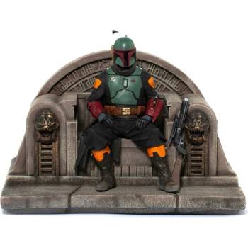 Iron Studios Статуетка Iron Studios Television: The Mandalorian - Boba Fett on Throne, 18 cm (IS12809)