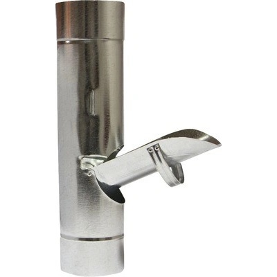 Bravo Okapová odbočka do sudu 100 mm plech pozink – Zbozi.Blesk.cz