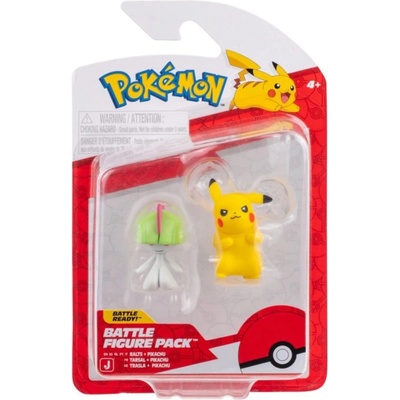 Jazwwares Pokemon Battle 2 Pack Ralts & Pikachu (pkw4059)