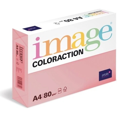 Image Coloraction A4 80 g Coral starorůžová 100 archů