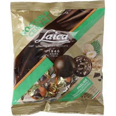 Laica pralinky čokoládové s orieškami a receáliami 130 g