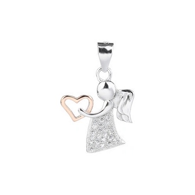 Nubis Stříbrný přívěšek andílek NB 4419