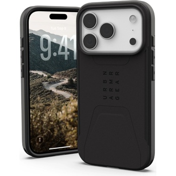 Urban Armor Gear Гръб UAG Civilian Magsafe за iPhone 17 Pro - Черен