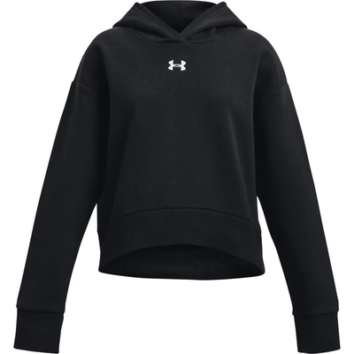 Under Armour mikina s kapucí UA Rival Fleece Crop Hoodie-BLK 1379517-001
