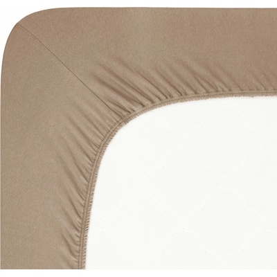 Andrea Simone Prostěradlo Jersey Lycra boxspring taupe gray 90x200