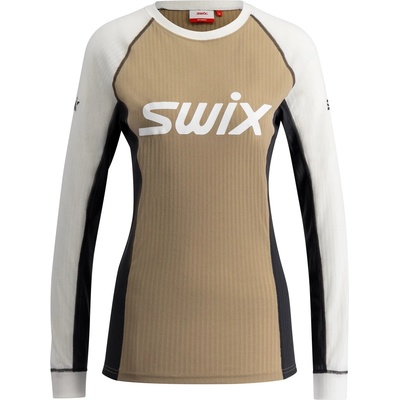 Swix Дамско синтетично термобельо Swix Women's RaceX Classic Long Sleeve Synthetic base layer - Dune - размер XL (114-3003-0415)