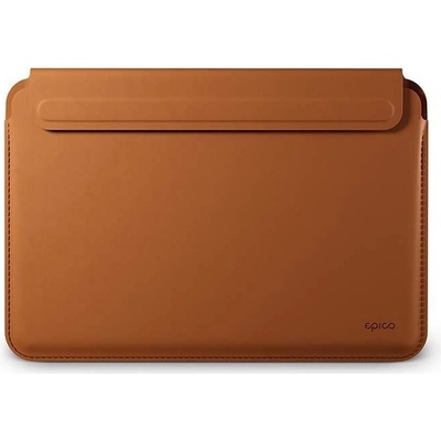 Pouzdro na notebook Epico kožené pouzdro pro MacBook Air 15" - hnědé 9911141700002