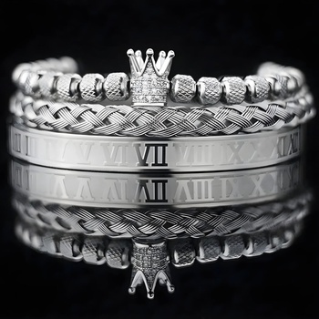 HARAHU Гривни ja-34395 - Сребърна kp34395 (ja-34395)