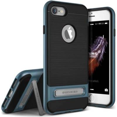 VRS Design High Pro Shield Case - висок клас хибриден удароустойчив кейс за iPhone 8, iPhone 7 (черен-син)