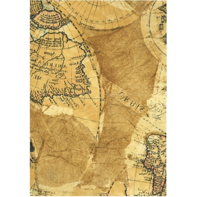 Papír Décopatch 1ks Mapa – Zboží Dáma