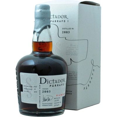 Dictador Parrafo 1 2003 Pardo 40% 0,7 l (kartón)