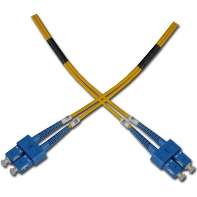 Opticord 1019 SC/UPC-SC/UPC Optický patch, 09/125, 0,5m