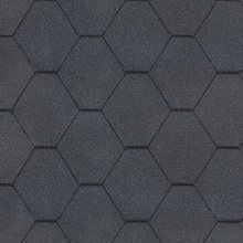 Shinglas Rock Hexagonal černá 3 m²