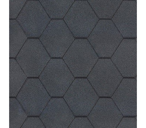 Shinglas Rock Hexagonal černá 3 m²
