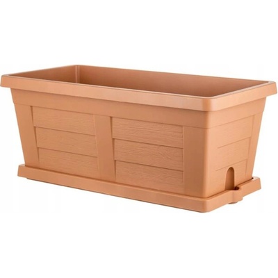 Bama Květináč plast oranžový 60 x 30 x 26 cm