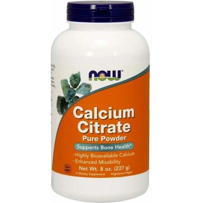 NOW Foods NOW Calcium Citrate Vápník citrát čistý prášek 227 g