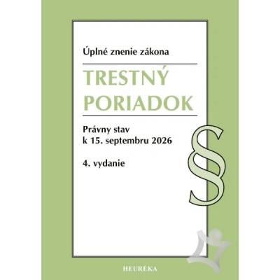 Trestný poriadok. 8/2026 4. vyd.