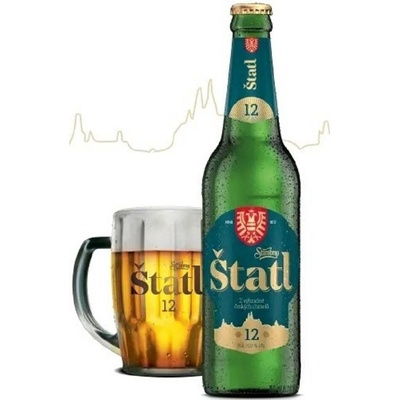 Starobrno Štatl 5% 0,5 l (sklo)