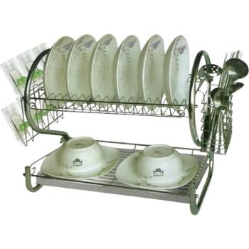 Image 1 of Сушилник за съдове 2 нива - 42 см. никел (И02-13136)