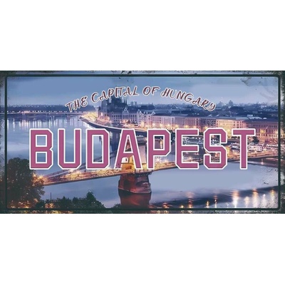 Ceduľa značka Budapest