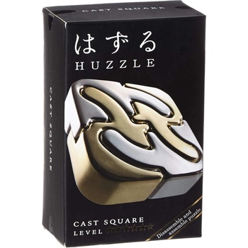 Hanayama Метален логически пъзел Hanayama - Cast Puzzle Square Huzzle (515092)