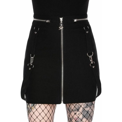 KILLSTAR дамска пола KILLSTAR - Pretty Kitty - ЧЕРЕН - KSRA002929