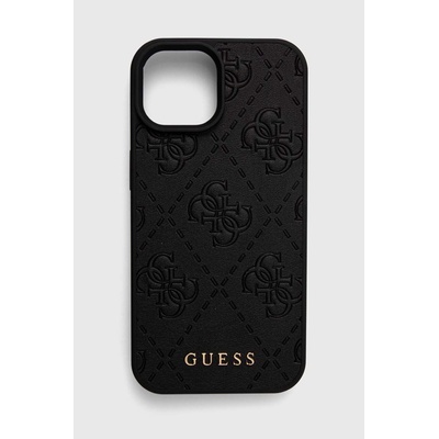 GUESS Кейс за телефон Guess iPhone 15 6.1 в черно (GUHCP15SP4EPMK)