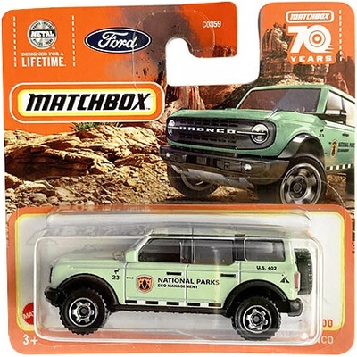 MATCHBOX Ford Bronco zelený 2021 1:64
