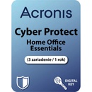 Acronis Cyber Protect Home Office Essentials 3 lic. 12 mes.