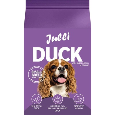 Julli Dog Grain Free Adult Small rich in fresh Duck & Potato 100 g