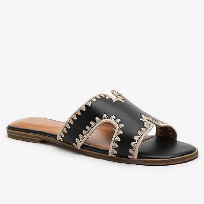 Сандали Wheres That From Women's Frankii Flat Sandals - Black