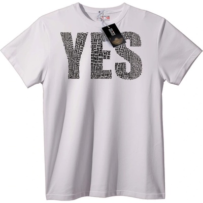 NOONEBRAND Тениска Дизайн с текст ДА - XS, Black