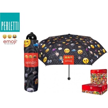 Perletti Dievčenský skladací dáždnik Emoji 2716