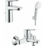 GROHE Комплект смесител за вана и мивка Grohe BauEdge с Tempesta Porter, гланциран хром (11292503)