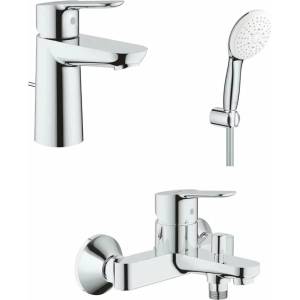 GROHE Комплект смесител за вана и мивка Grohe BauEdge с Tempesta Porter, гланциран хром (11292503)