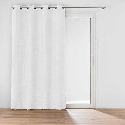 Biely záves zo ženilky 140x260 cm Leo – douceur d'intérieur