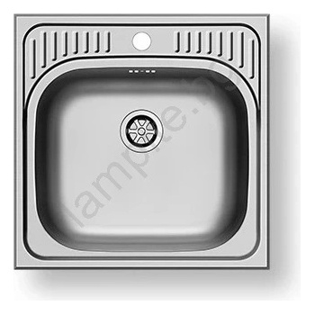 Pyramis 105061001 - Мивка ET34 48x48 см сатен (PY0007)