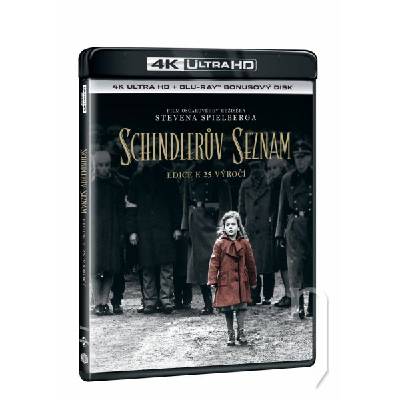 Schindlerův seznam výroční edice 25 let 2BD (UHD+BD bonus)