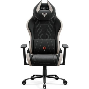 Diablo Chairs [? ] Геймърски фотьойл Diablo Chairs X-Horn 2.0 Normal Size, черен/ками (DIA000031)