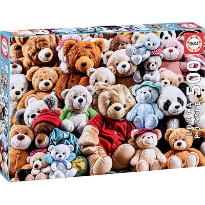 Educa Пъзел Educa от 500 части - Плюшени мечета (EDU20242)