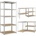 Funfit Home&Office Метален индустриален рафт (безболтов рафт) 180x90x40cm (3781)