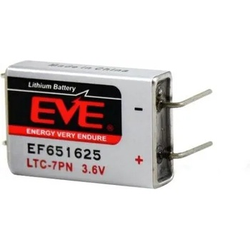 Image 1 of EVE Литиево тионилхлоридна батерия LTC-7PN EP651625 industrial 3, 6V 750mAh EVE BATTERY (EVE-BL-EP651625-LTC-7PN)