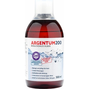 Argentum Aura Herbals koloidné striebro 200 ppm 500 ml