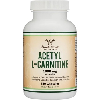 Image 1 of Double Wood Supplements Acetyl L-Carnitine 1000 mg [150 капсули]