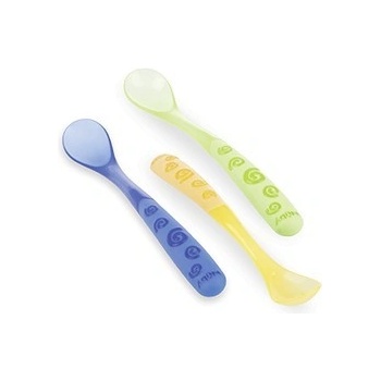 Nuby Lyžička dlhá 3 ks