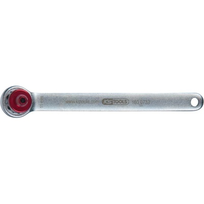 KS Tools Odvzdušňovací klíč brzdy, velmi krátký, 11 mm, červená 160.0733