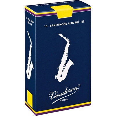 VANDOREN Plátky Traditional pro alt saxofon, tvrdost 1,0 – Zboží Dáma