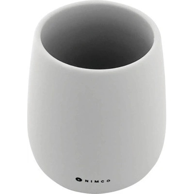 NIMCO Tabo pohár na zubné kefky matná svetlošedá 3158-04