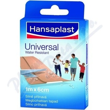 Hansaplast vodeodolná náplasť Universal 1 m x 6 cm